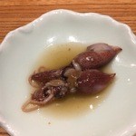 かま田 - ホタルイカの酒盗酢和え