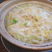 青菜 丸の内ブリックスクエア店 - ランチ。鶏生姜煮込麺。熱々。