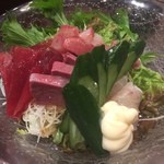 豪快 立ち寿司 日本橋店 - 海鮮サラダ800円