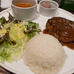 俺のフレンチ・イタリアン OMORI - 特大ハンバーグプレート