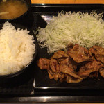 おとなの生姜焼 - おとなの生姜焼き定食