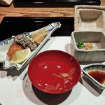 食前酒＆先付け（夕食）