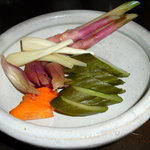 串焼Bar 炎の介 - 私の必需品　漬物盛り合わせ　