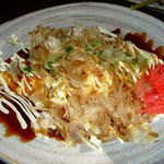 串焼Bar 炎の介 - 広島風オムレツ　ビールが足りません！