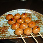 串焼Bar 炎の介 - ウズラの味玉焼き　良いツマミです