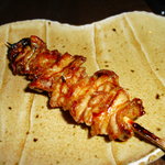 串焼Bar 炎の介 - 皮・タレ　たまにはタレで　　