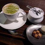 川原町屋 - 抹茶カプチーノ