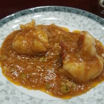 趙楊 - エビの黒酢豆板醤ソース