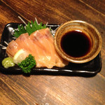 串カツ　ジュラク - サーモン刺身