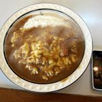 カレーショップキング - お皿の大きさ！スマホと比較してください