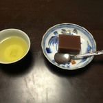 しのはら - 緑茶  水羊羹