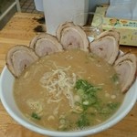 ののむらラーメン - チャーシューメン大盛り