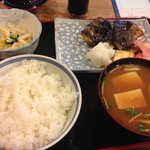 大衆割烹 三州屋 - さばの塩焼き定食@650円
