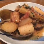 寺田屋 - ◆ホワイトアスパラとホヤのソテー