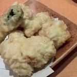 播磨灘直送 豊丸水産 - 白子の天ぷら590円