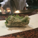 天ぷら　酒菜　醍醐 - ウニの大葉巻