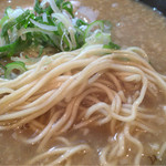 ラーメン櫻 - 麺は細麺　ストレート