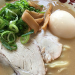 天下一品 - コッテリラーメン 味玉トッピング