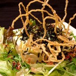 もも鐵 えん - 当店名物のパリパリ豆豊サラダ！ファン多し♪