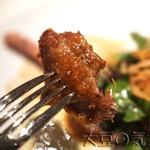 ヤマウズラの雛のロースト