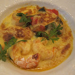 アカザ海老のムースリーヌグラタン