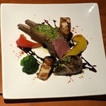 料理屋 バンフ - ラム肉の香草パン粉焼き♪