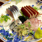 四季肴酒家 きなり - H28.02.06 お造り盛り合わせ