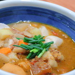 侍.うどん - 冬将軍ランチ　侍カレーと豚汁あいがけ　９００