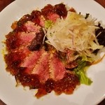 Ｌａ Ｖｉｔａ - 『冷製 合鴨のロースト　柚子のジュレ添え』(1039円)！鴨のローストが１０切れ！柚子のジュレを のせて食べる～♪(^o^)丿