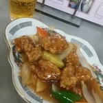 大養軒 - 酢豚ハーフ390円