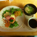 ドレミ♪カフェ・バンビーナ - 和モーニング「ハートのカップごはん」