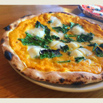 ピッツェリア　ホリウチ - カボチャのピザ