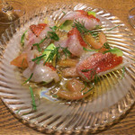 おーぼんあくいゆ - 鮮魚のカルパッチョ