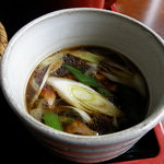 あなたの蕎麦 - 鴨そばの汁