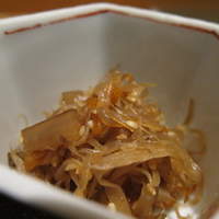 割烹 とよだ - 小鉢。牛蒡の金平