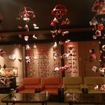 かね吉 一燈庵 - ロビーは雛祭り一色