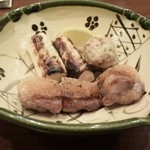 姫っこ地鶏と千住葱の塩焼き