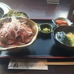 米沢牛焼肉 仔虎 - 和風ローストビーフ丼