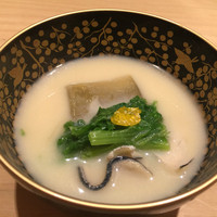 鮨 一二郎 - ゆず豆腐と牡蠣のお椀もの