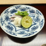 天神橋 青木 - お造り（金目鯛）