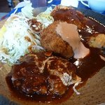 プチラパン しんむら - ランチ（ハンバーグ、クリームコロッケ、ピカタ）