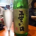 日本酒酒場立呑み 仁 - 冷酒「黒龍　垂れ口」