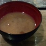 Himejikakisenta - 最後にお味噌汁が頂けます。なめこのお味噌汁＾＾