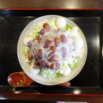 甘味処 華樓 - 宇治金時白玉ミルク　