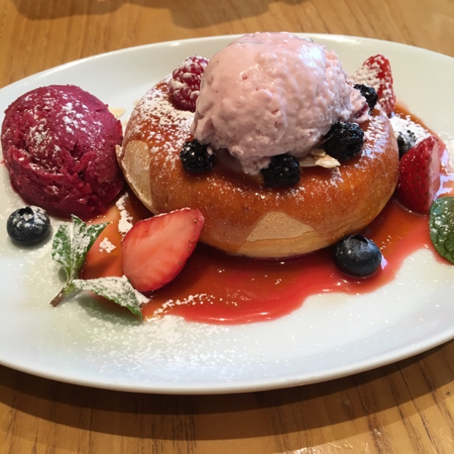 圧巻 のパンケーキ By グリーンパフェ 閉店 デイビット マイヤーズ カフェ David Myers Cafe 銀座 カフェ 食べログ