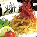 h Ichigoya - 自家製ごまだし香草オイルで和えたポテトは、まるで和風アンチョビ。大人向けの、絶妙なハーモニーの一品です。