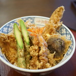 天ぷらふく西 禅と匠 - 特製天丼（とくせいてんどん）