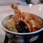 食事処しょじょじ - エビ天丼。