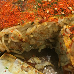 Okonomi Ichibanchi - 麺は細麺です。（2016.2 byジプシーくん）