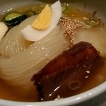 さんか亭 - ハーフ冷麺